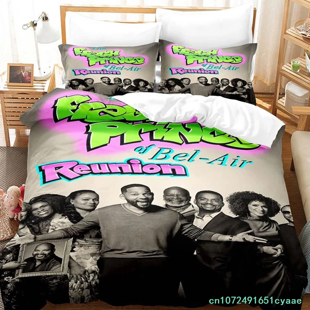 New Popular The Fresh Prince Of Bel-Air Bedding Set Single Twin Full Queen King Size Bed Set Adult Kid Bedroom Duvetcover Sets