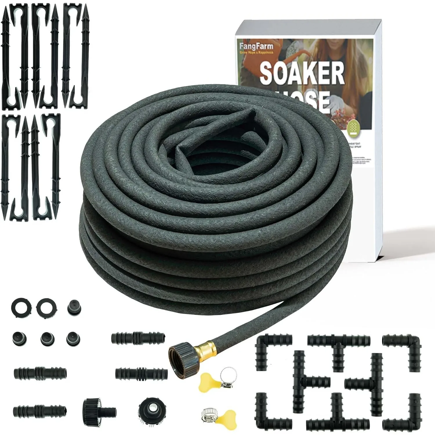 Durable Soaker Hose for Garden: 1/2