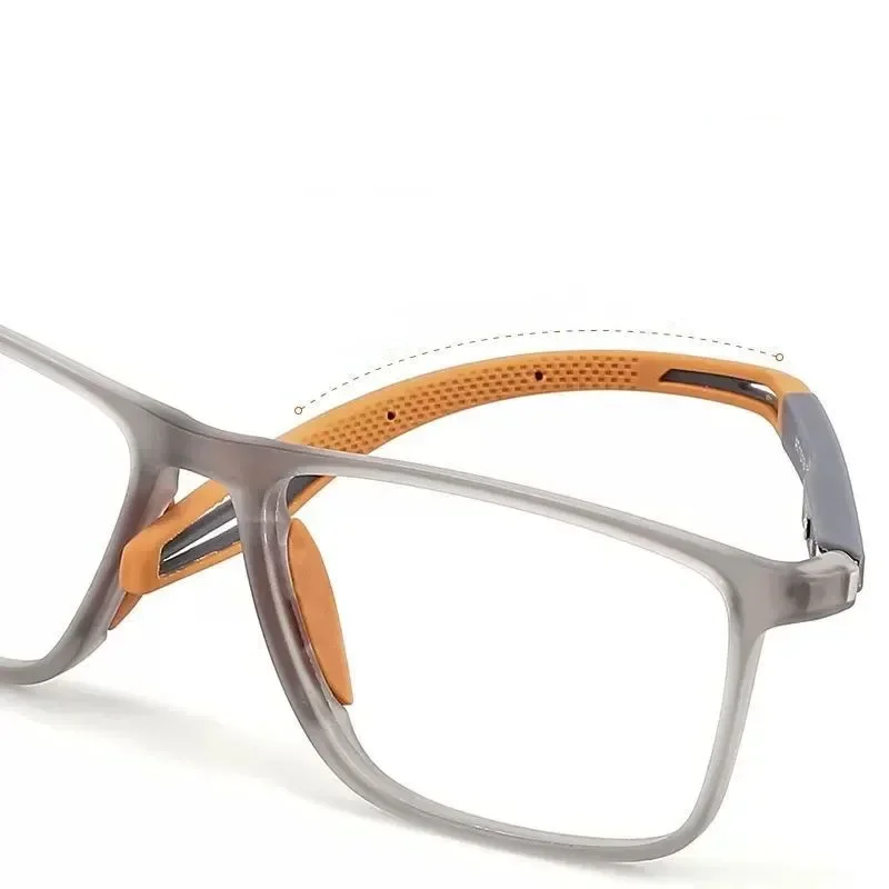 8Pcs Rectangle Simple Reading Glasses +1.0 To 4.0 Sport Non-Slip Presbyopia Eyeglasses Middle-Aged Elderly Unisex Wholesale