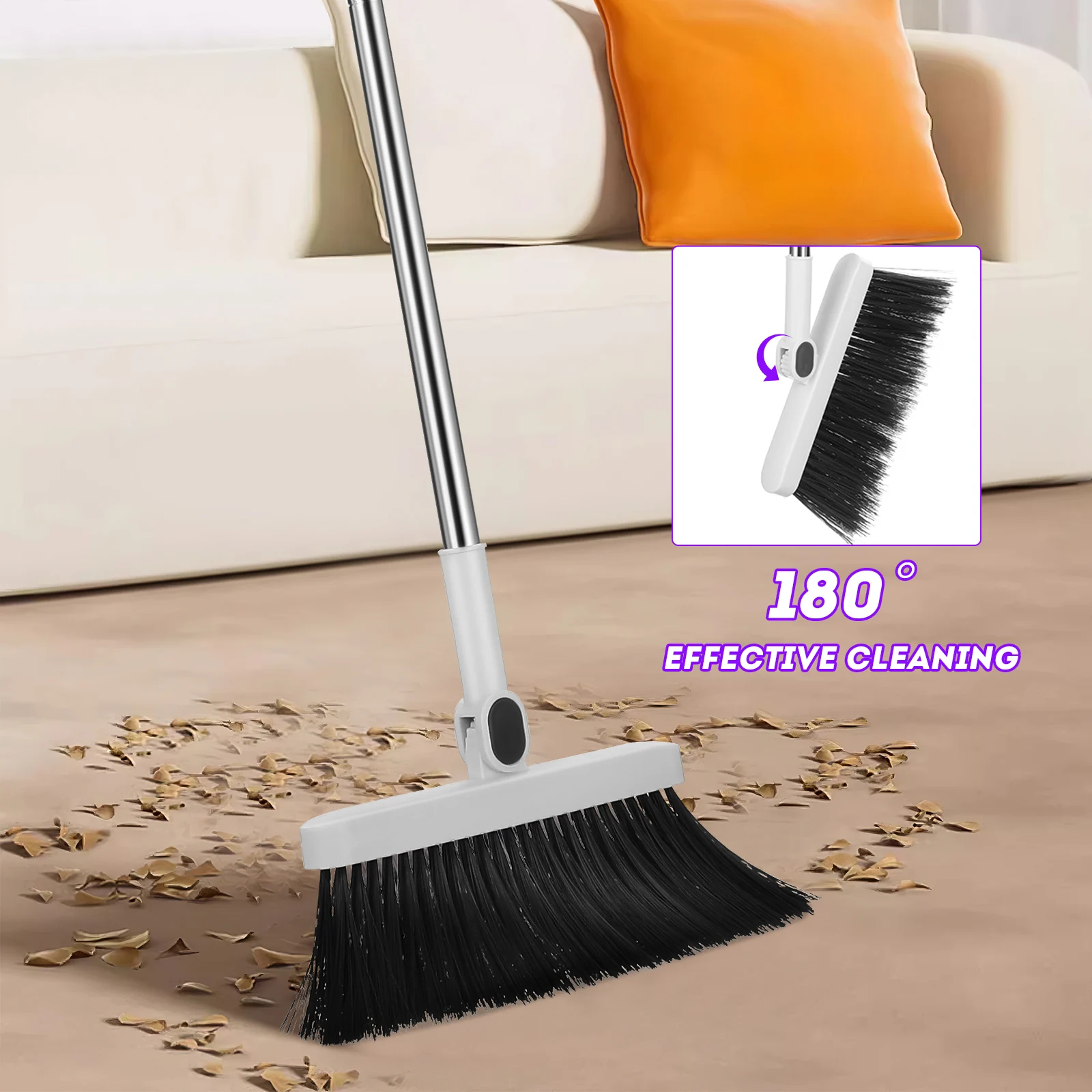 

Dustpan Foldable Broom Broom And Dust Pan Set And Dustpan Set For Home Indoor Outdoor Cleaning Supplies Plastic