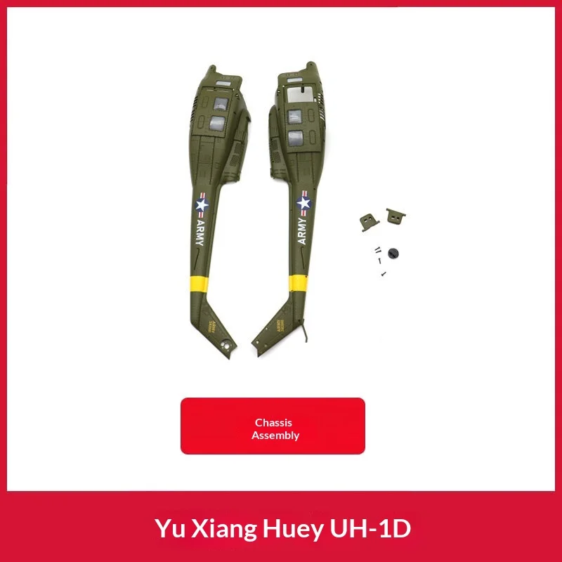 YuXiang F07V UH-1D Huey RC Helicopter Spare Parts Battery Body Shell Main Blades Tail Rotor Gear Accessories For RC Hobbyists