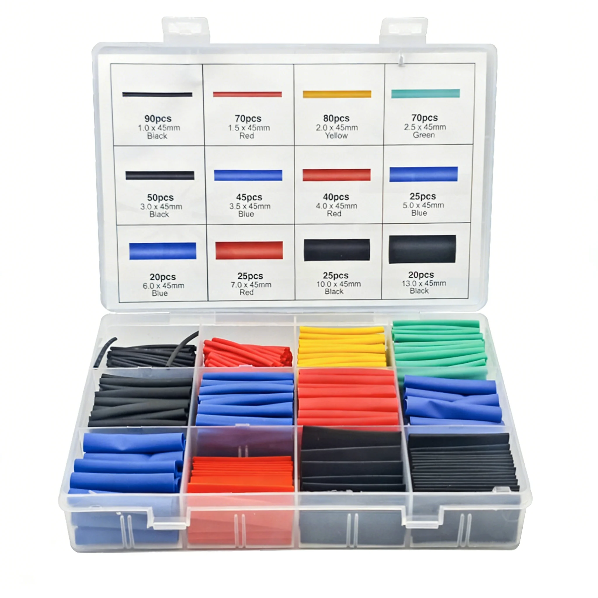 Heat Shrink Tube Kit Thermoresistant Tubing Heat Shrink Wire Wrapping Electrical Connection Cable Insulation Sleeved Protecter