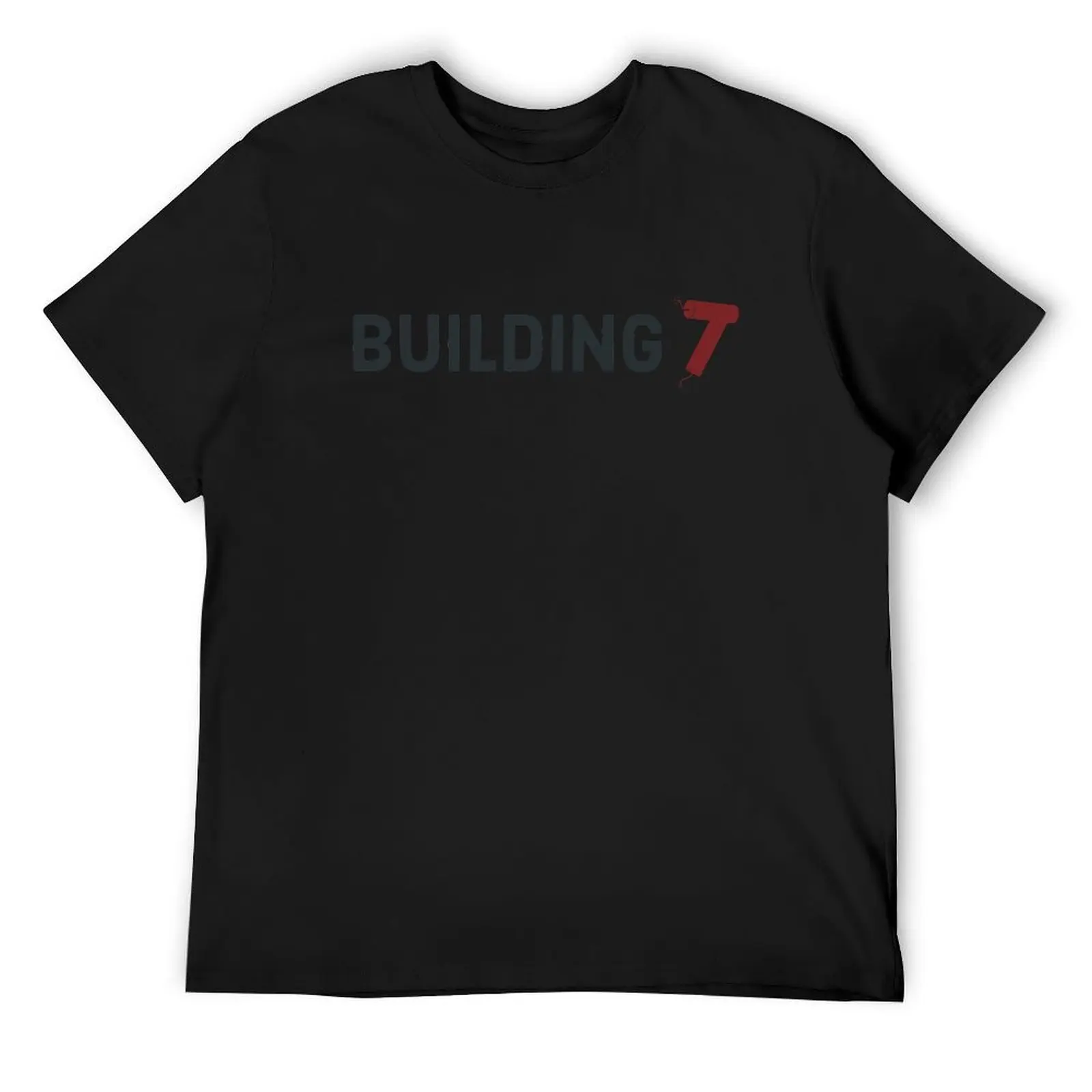 Building 7 T-Shirt vintage summer top customizeds t shirts men