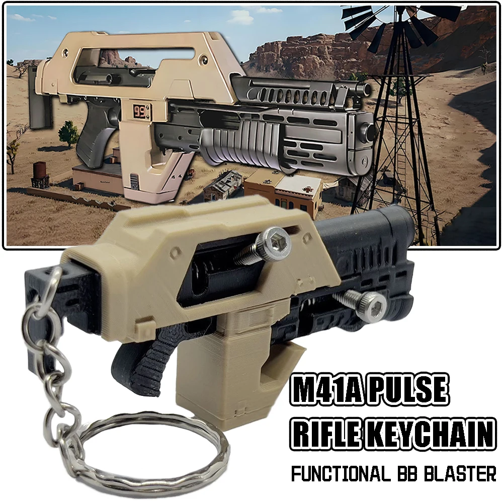 BB Alien M41A Pulse Rifle Keychain: The Ultimate Miniature Toy for Sci-Fi Fans and Collectors