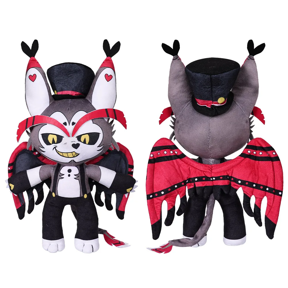 Alastor vaggie niffty husk lucifer plushies อนิเมะการ์ตูนนรกอินน์คอสเพลย์นุ่มยัดไส้เด็กของขวัญวันเกิด