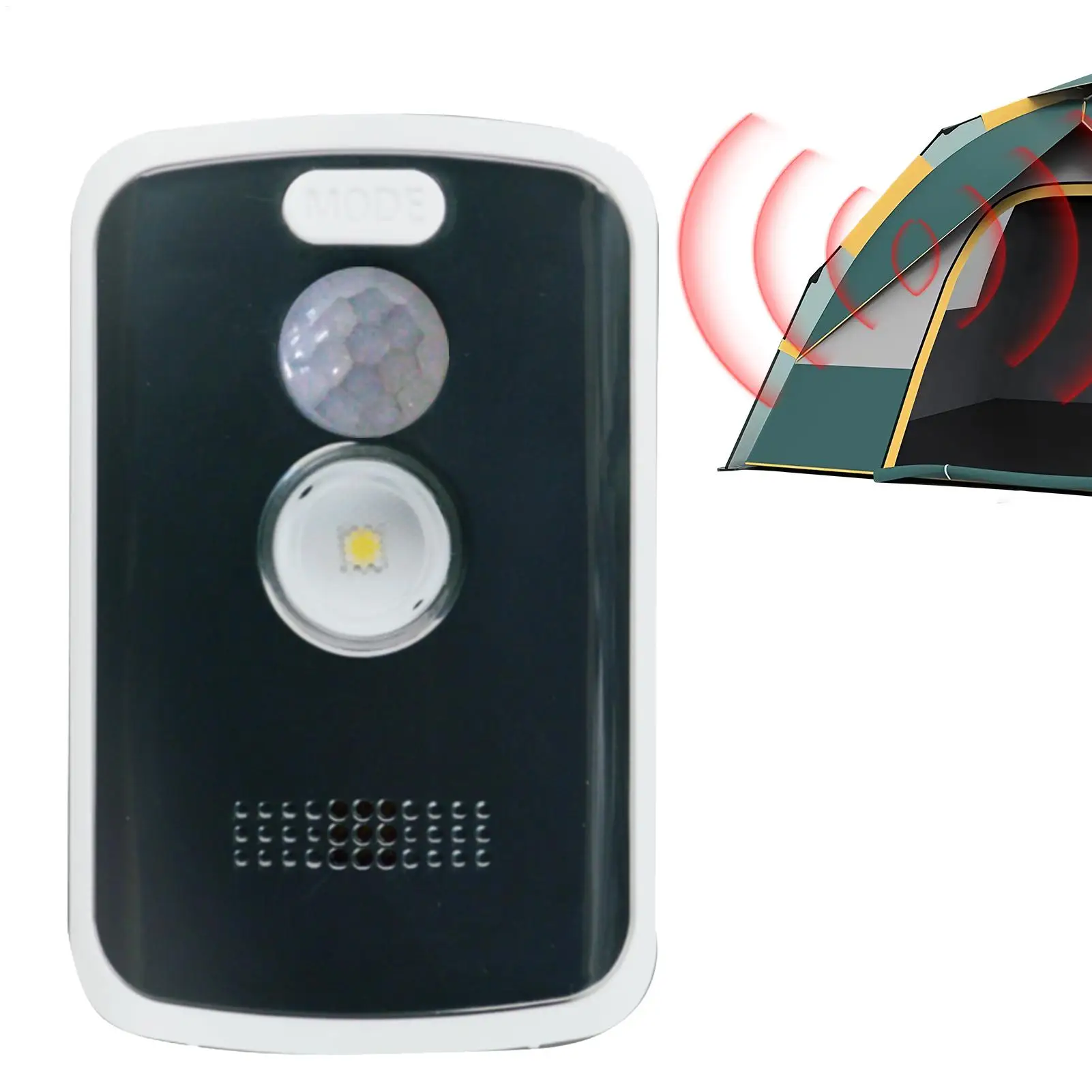 portable Camp Safe Perimeter Alarm 125Db High-Volume Trip Alarm With Motion Sensor Security With Multiple Modes Anti Theft Alert view 5
