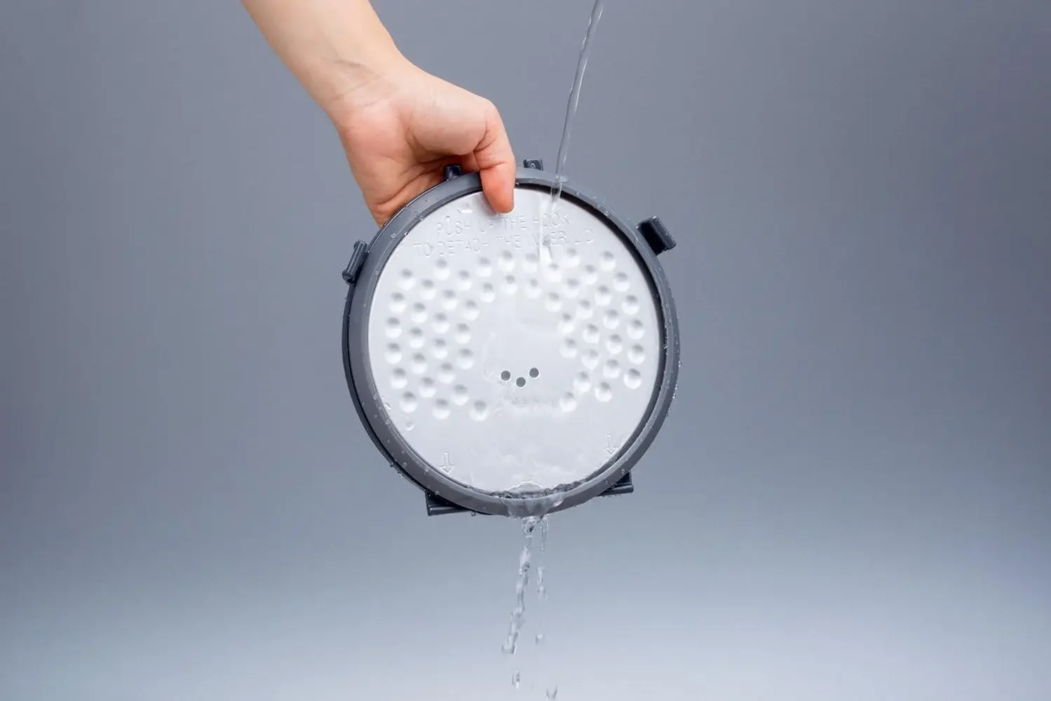 Panela e aquecedor de arroz Micom NL-BAC05SB, preto prateado