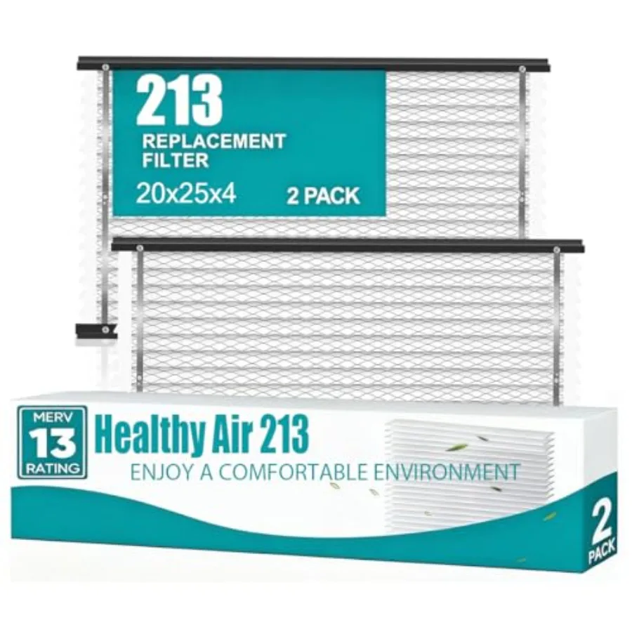 

2 Pack 213 Replacement Filter Compatible with April-aire 213 Air Purifier 1210 1620 2120 2200 2210 2216 3210 4200 or 2200 with