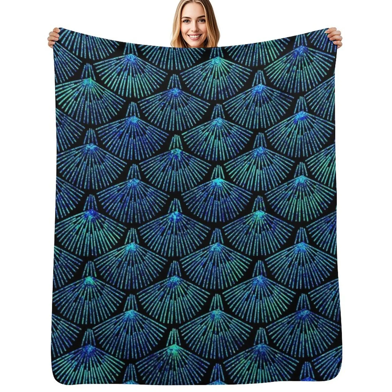 

peacock Throw Blanket Stain Resistant Cozy Warm Blanket