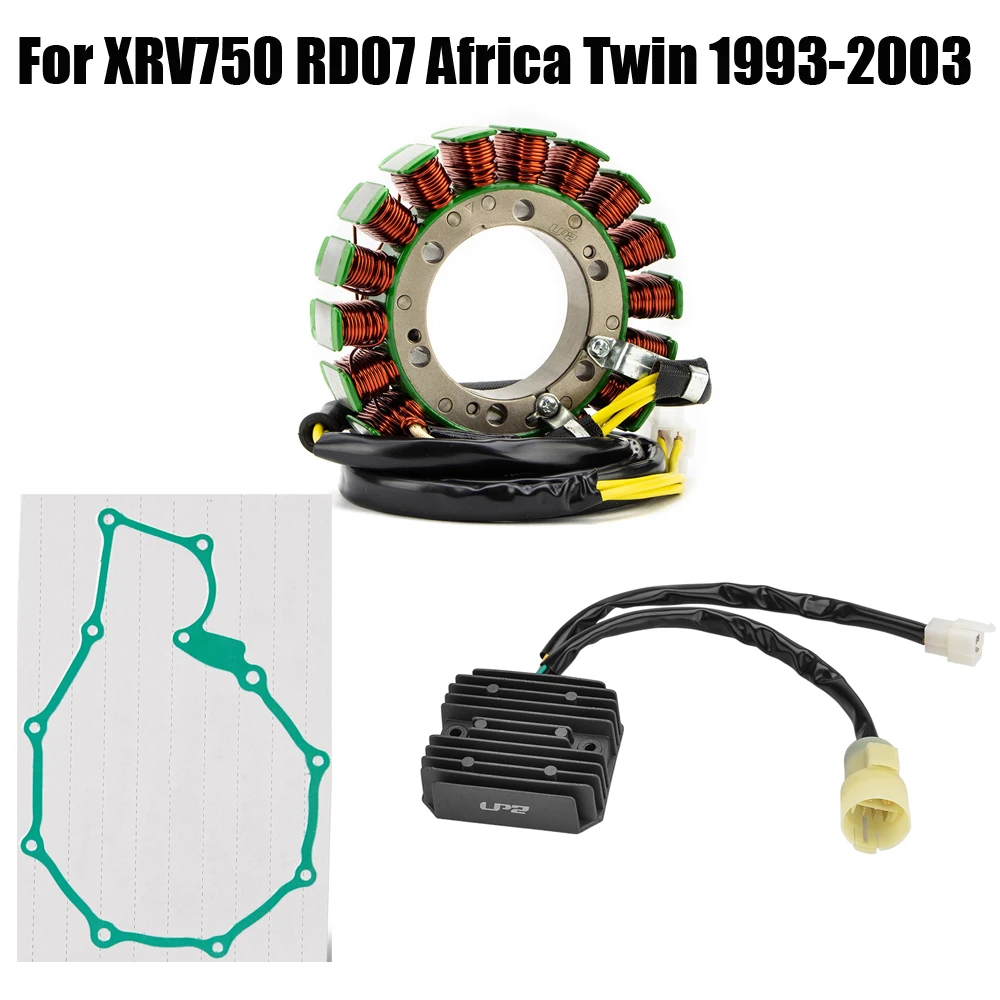 

Stator Coil Gasket Regulator Rectifier For Honda XRV750 RD07 Africa Twin 1993 1994 1995 1996 1997 1998 1999 2000 2001 2002 2003