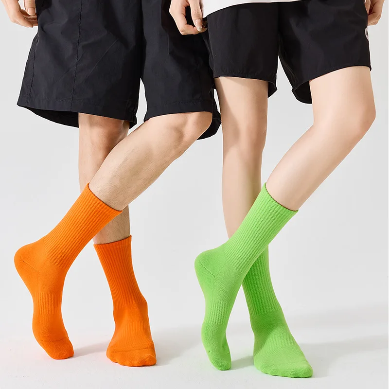 

Спортивное нечеткие платье размера 38-44, спортивное платье для экипажа, мужские хлопковые носки, утолщенное впитывающее пот полотенце на подошве, женское платье без костей B7W169