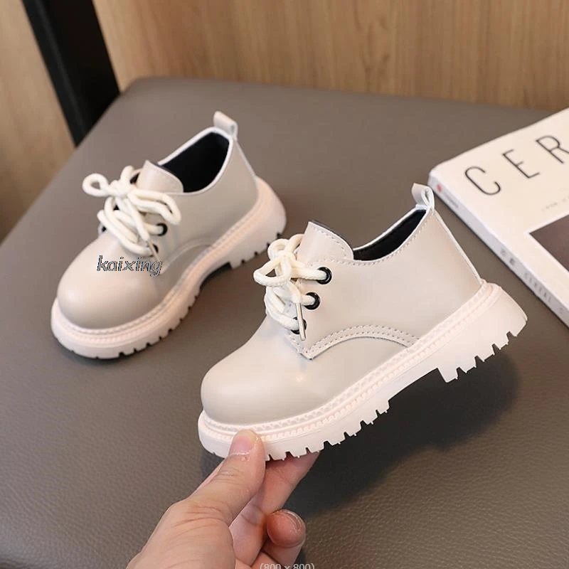 Ragazzi ragazze moda scarpe in pelle bambini nuovo stile Oxfords bambini appartamenti per la festa della scuola del bambino scarpe formali in pelle