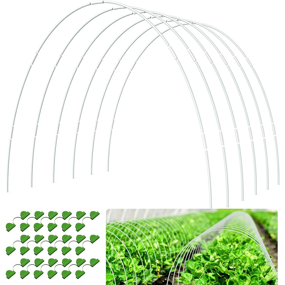 Rede de jardim diy, estufa, suporte de jardim personalizável, rede de aros, design personalizável, construção de fibra de vidro