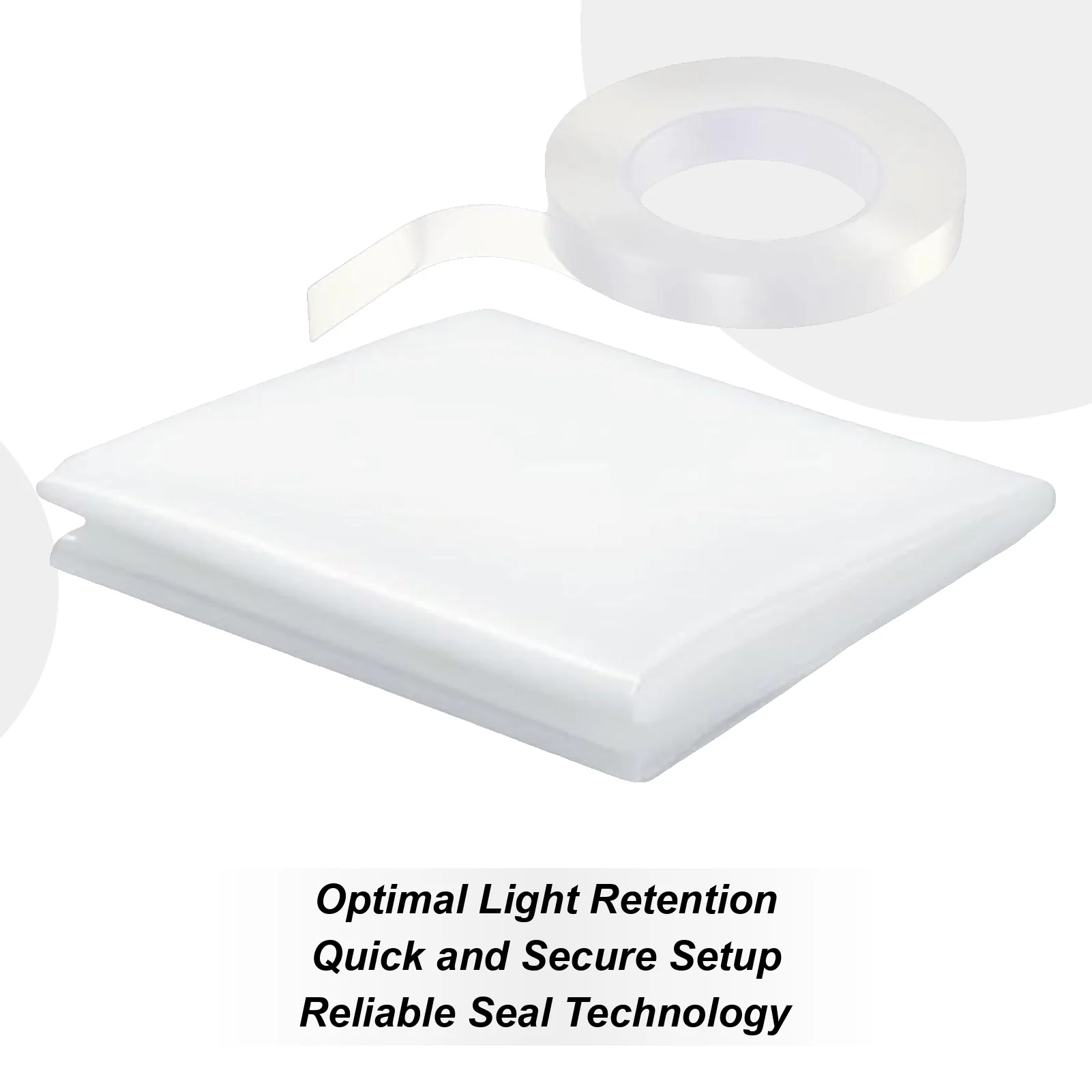 

Temporary Car Glass Repair Kit Car Window Broken Cover PVC Transparent Wrap With Double-sided Tape Temporary Window Film