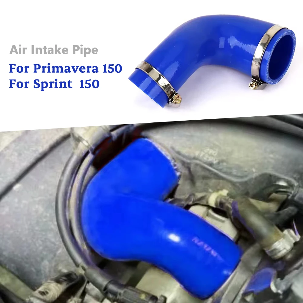 

For Vespa Sprint 150 Primavera 150 Motorcycle Accessories Tools Air Intake Tube Duct Pipe Blue