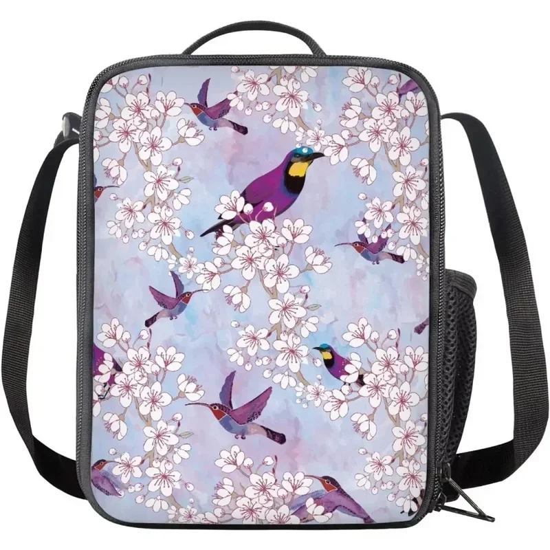 

Butterfly Bird Lunch Box for Men Women Adults Lunch Bag Office Work Picnic Reusable Portable Lunchbox