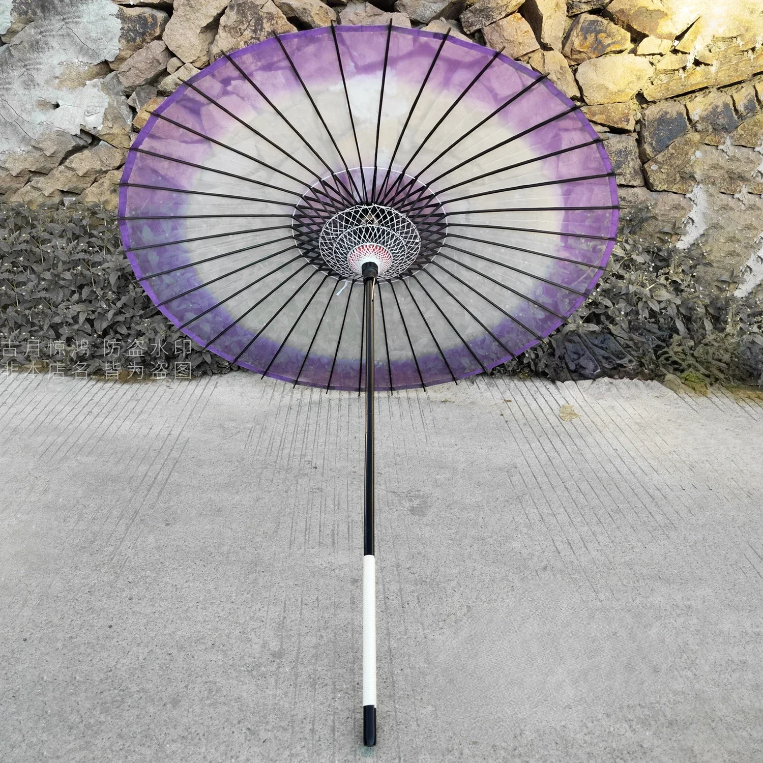 Лидер продажGu Yue Jing Hong, постепенный серый шелковый зонт в древнем стиле, сетка, красный зонтик для фотографий Zhi Zhu Xia Qi Ji