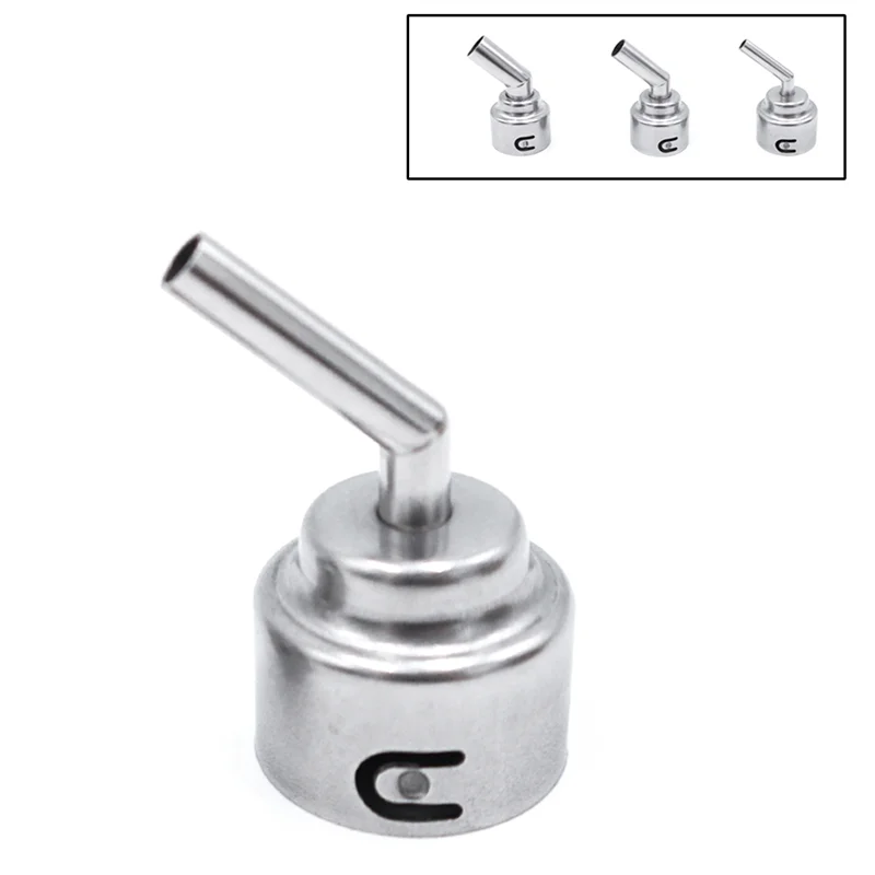 

WCS-для SUGON 8650/8630/8610DX-PRO паяльная станция горячего воздуха, изогнутое насадка 45 градусов, 5 мм/8 мм/10 мм, изогнутое угловое тепловое сопло