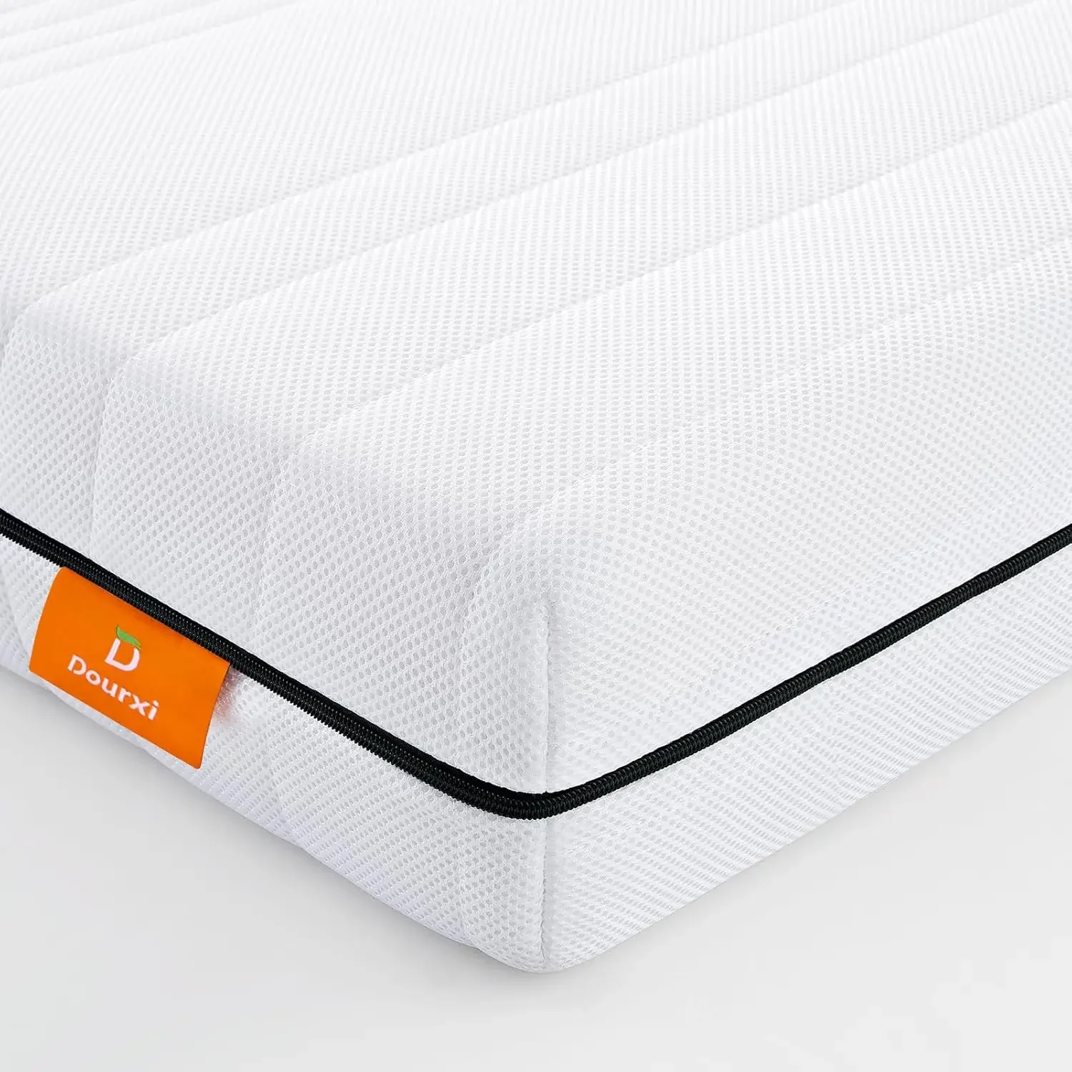 Memory Foam Toddler Mattress with Washable 3-D Mesh Cover, Fits Standard Full Size Crib and Toddler Bed, 52x27.5x6 inch