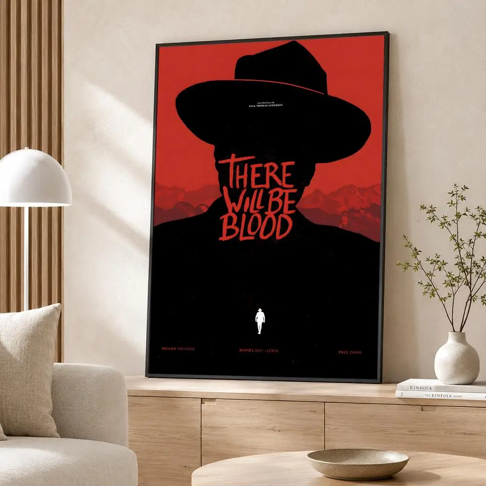 Movie There Will Be Blood Poster Poster Wall Sticker Waterproof Self Adhesive HD Art  Bedroom Bar Decor