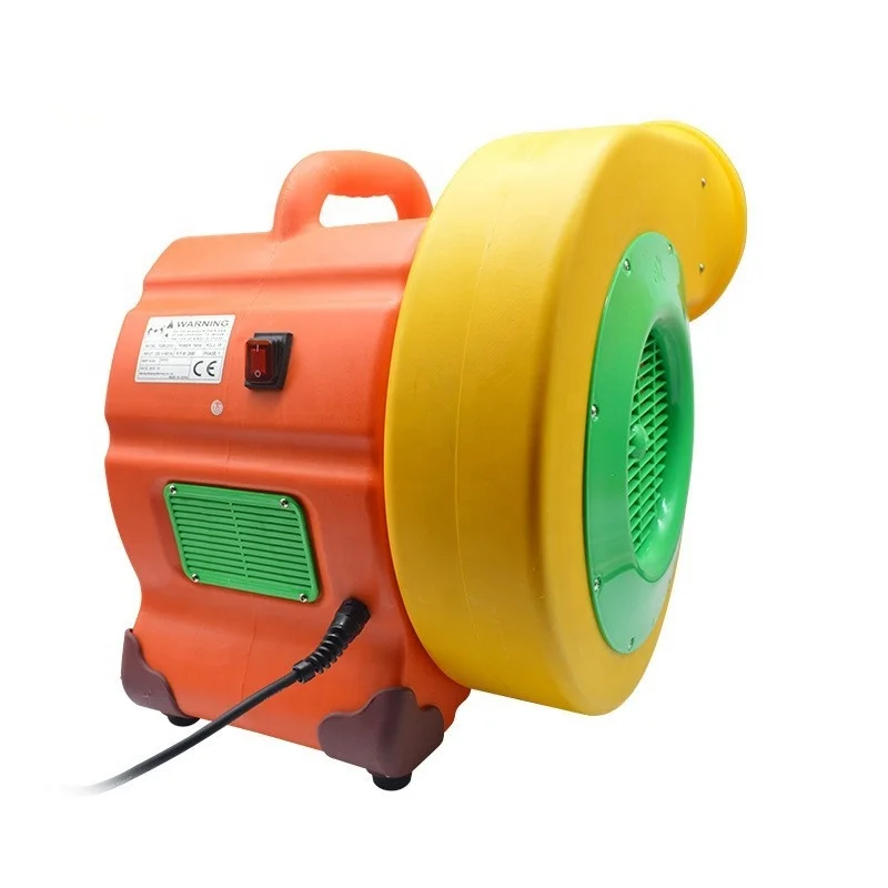 China Factory 2HP 1HP New Pastel Large Inflatable Bounce House Blower AC Medium Pressure Plastic Electric Blower