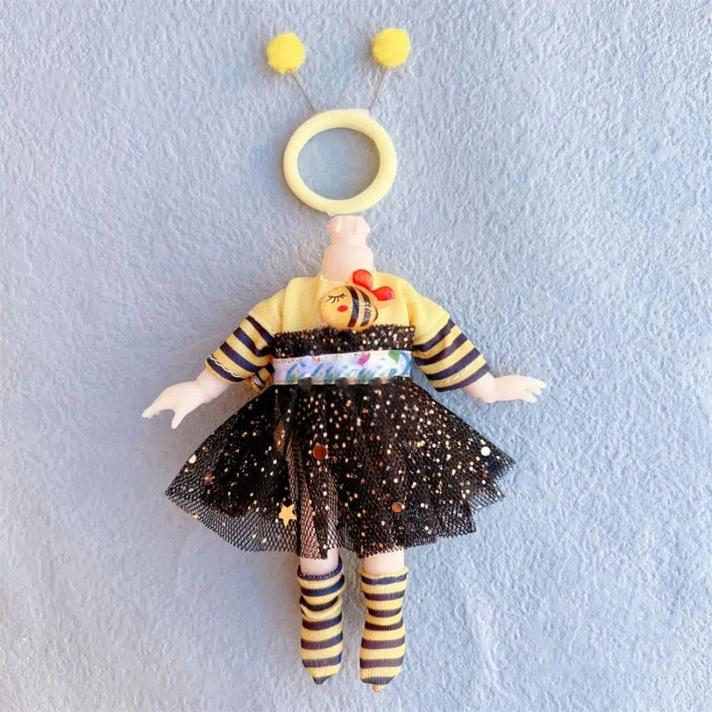 10 Styles Doll Clothes Dresses Plush Animals with Cartoon Hat Animal Doll Outfit Mini Cute Fashion Skirts