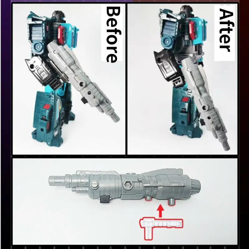 Imagem -02 - Studio Yyw11 Upgrade Kit para Transformação Earthrise Doubledealer Action Figure Acessórios Faça Você Mesmo Fill Kit em Estoque Novo 115