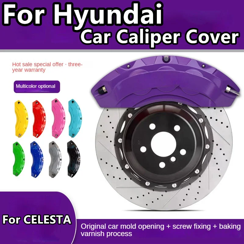 For Hyundai Celesta Brake Caliper Cover Modification Kit Fit 1.6L 1.8L GL GLS DLX MT AT 2008 2010 2011 2015 2016 2017 2018 2020