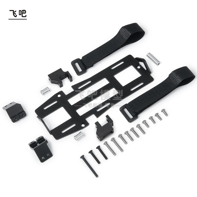 

Aluminum Alloy Front Servo Battery Panel Installation Kit for Traxxas TRX4 Emulation Climbing Car Accessories DIY Parts