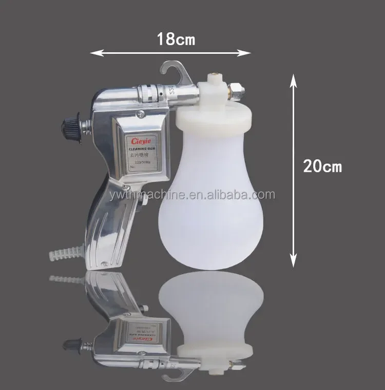 clothing oil stain cleaning gun decontamination spray gun