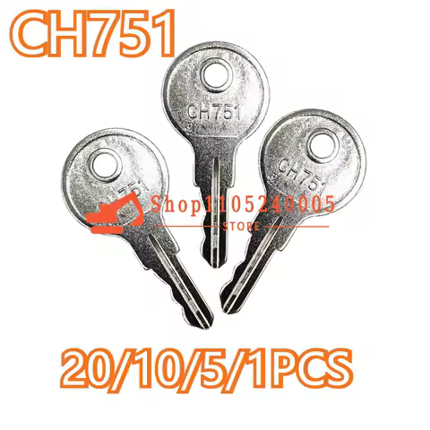 20/10/5/1PCS CH751 New Universal Replacement Keys Metal Rv Storage Cabinet Universal Key for Caravan Motorhome Trailer Rv Parts