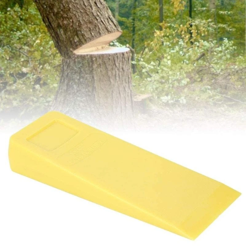 JU64 Practical 8 Inches Plastic Wedges Fit for Logging Bucking Falling Chainsaw Tool Made Felling Tree  Plastic Durable