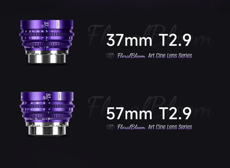 7artisans 57mm T2.9 Vollformat-Objektiv mit großer Blende, Künstler-Bokeh, manueller Fokus, Kamera-Cine-Objektiv für Porträtfotografie mit PL-Anschluss – Detail 2