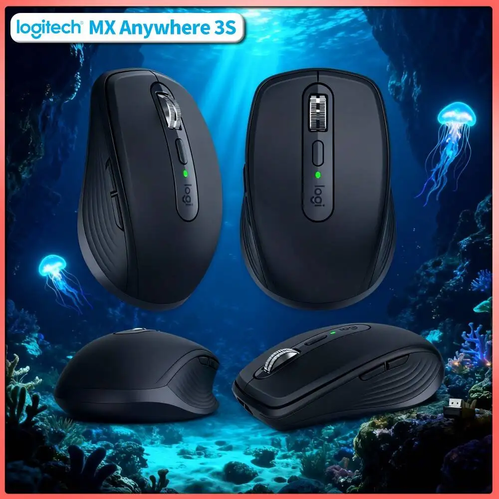 Wireless MX Anywhere 3S - 8K DPI, Compact Durable, Silent Click, Ideal for Small Boutique & Admin Office Task
