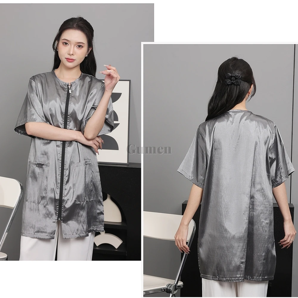 2025 Pet Grooming Work Clothes M/L/XL Long/Short Sleeves Waterproof Breathable Anti-static Smock For Cat Dog No Stick Hair Apron