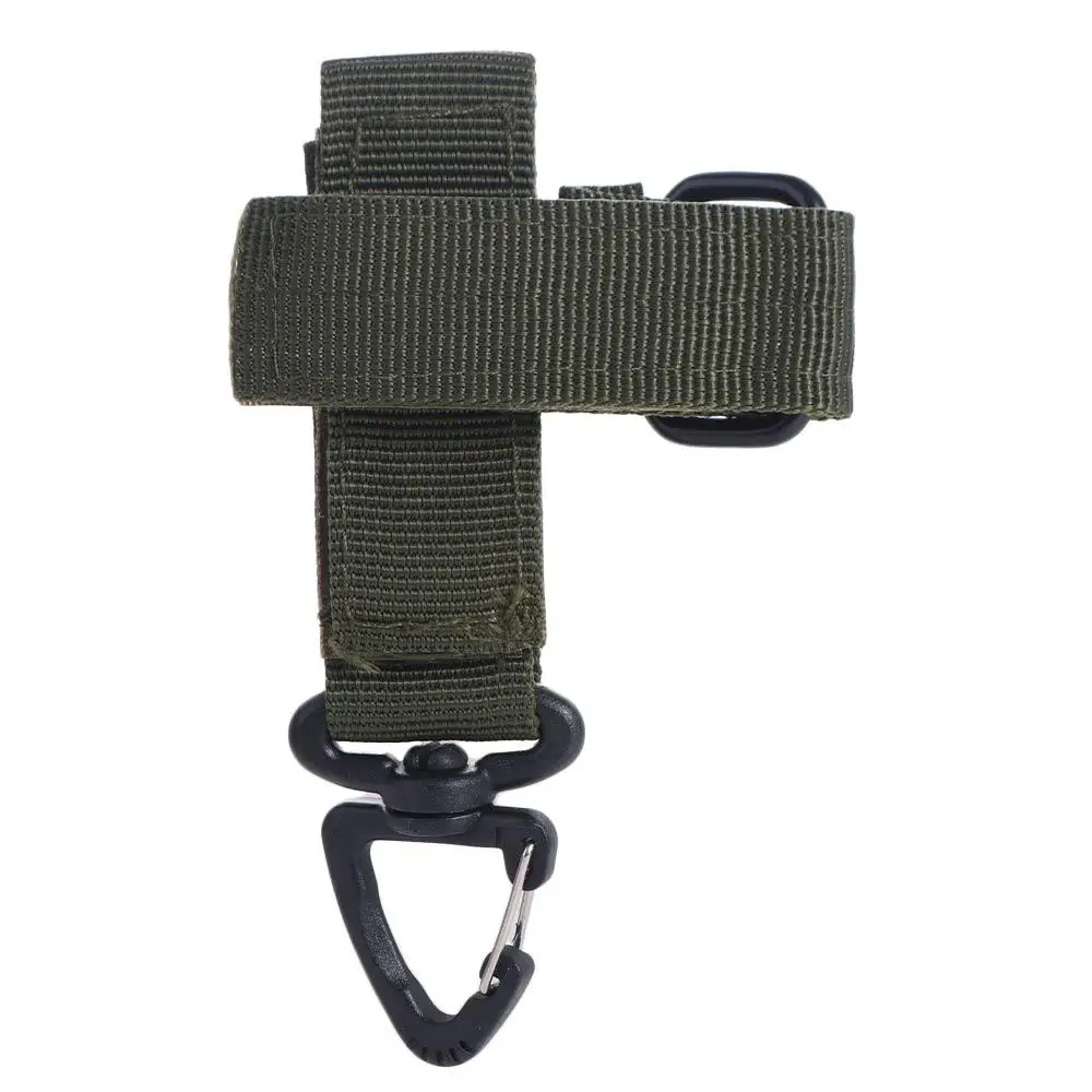 

Triangle Quick Release Gloves Hook Adjustable Rotatable-hanging Head Molle Camping Carabiner Multifunctional Sturdy