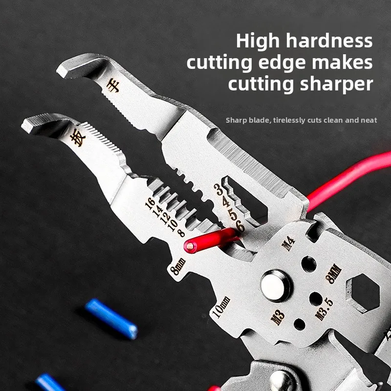 

Многофункциональные плоскогубцы для зачистки проводов Eagle Beak - изогнутая насадка, трудосберегающий инструмент для обжима и разделения обмотки