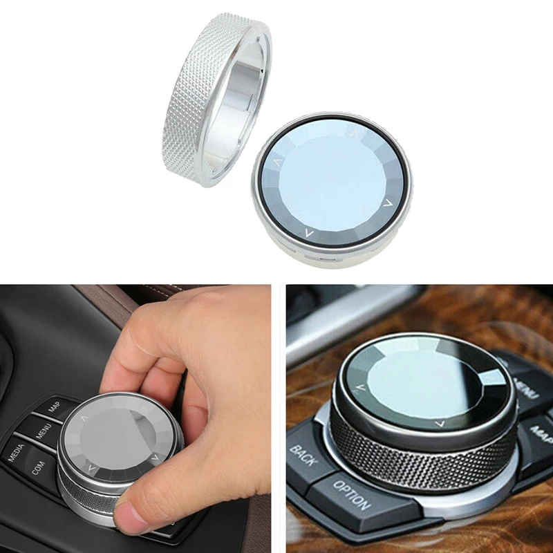 

Car Multimedia Button Crystal Knob Cover For-BMW 1 3 5 Series F10 F20 F21 E90 E91 F30 E70 E71 E72 F25 F26 F15 F16