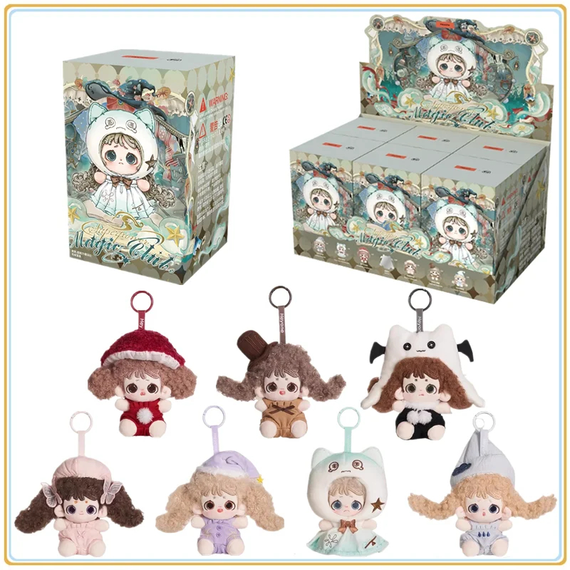 

Новая оригинальная серия Fufu Super Ability Magic Society, плюшевая слепая коробка, милый подарок, подвеска, украшение, кукла, загадочная коробка, подарок для девочек