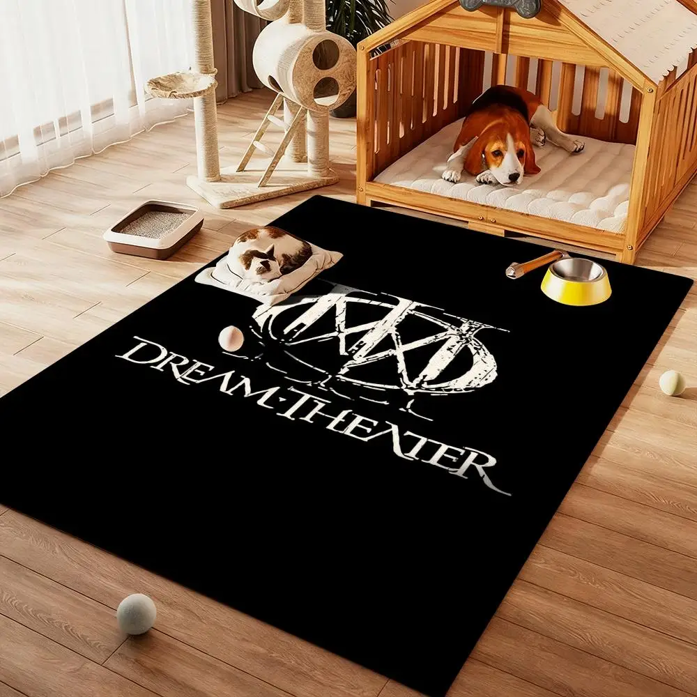 

D-Dream Heavy Rock Band cool Floor Mat Diatom Bath Mat Absorbent Quick Dry Non-Slip TPR Backing Soft Plush Draining Rugs