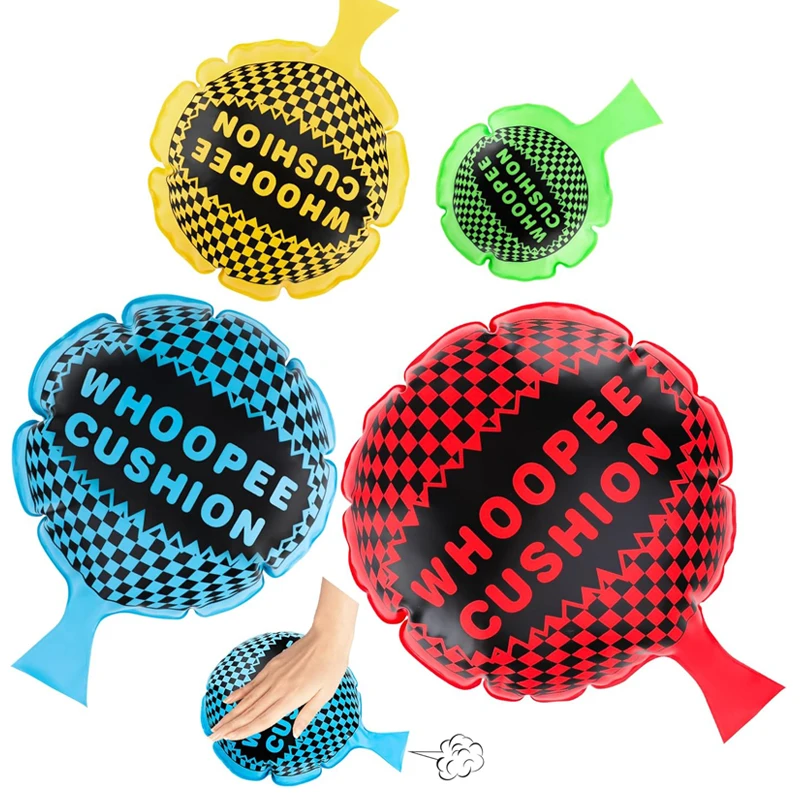

Funny Small Whoopee Cushion Self Inflating Fart Bag Size 14CM Novelty Prank Gag Toys for Teens Boys Girls Adults