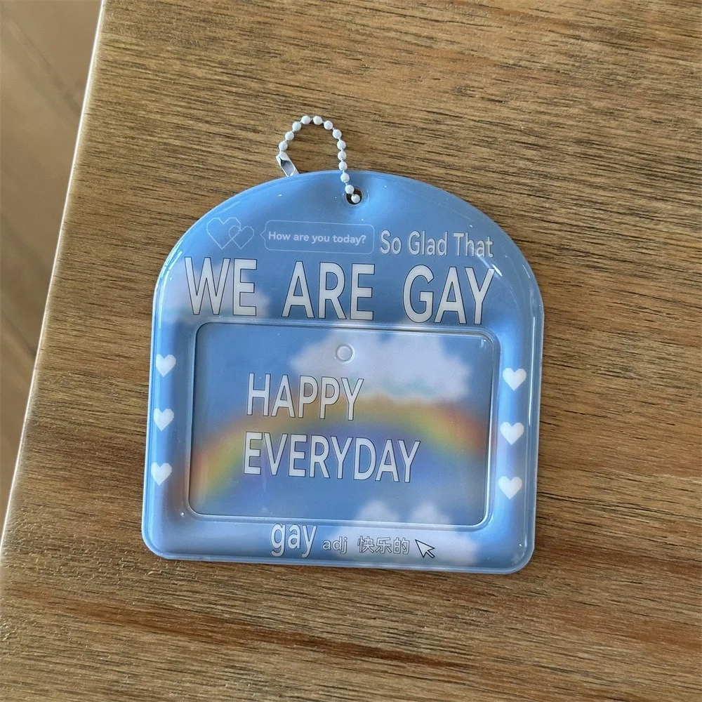 

Модная 10 см фотокарта Aidou, горизонтальная версия, свежий зеленый держатель для карт, рукав для хранения карточек еды