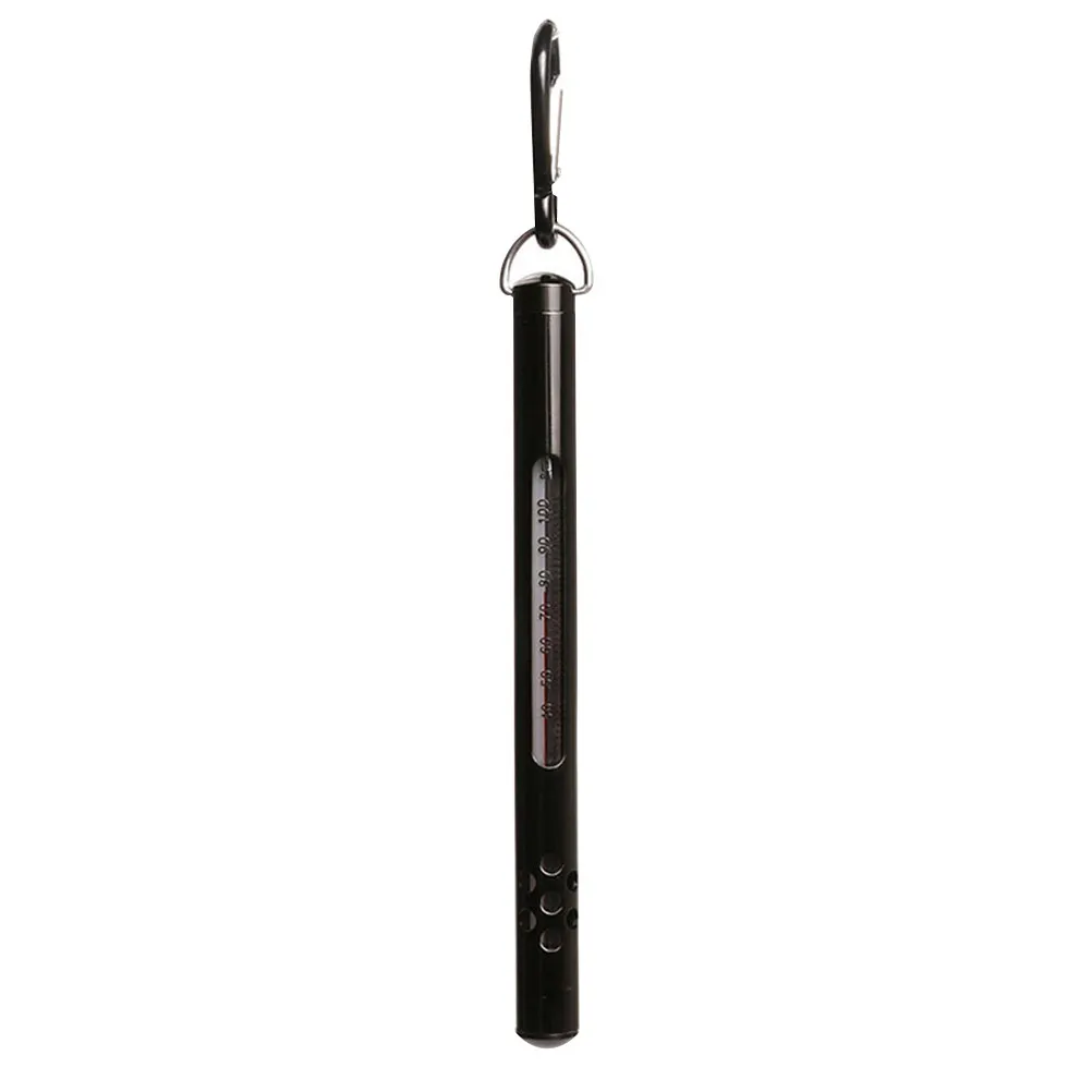 Fishing Thermometer Pencil Type Dual Scale Fahrenheit Celsius Quick-Read Water Temperature Gauge for Stream Fly Fishing
