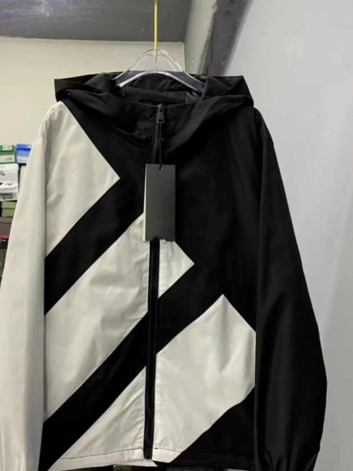 

Мужская повседневная ветровка в американском стиле, весенне-осеннее пальто оверсайз, модная молодежная куртка прямого кроя