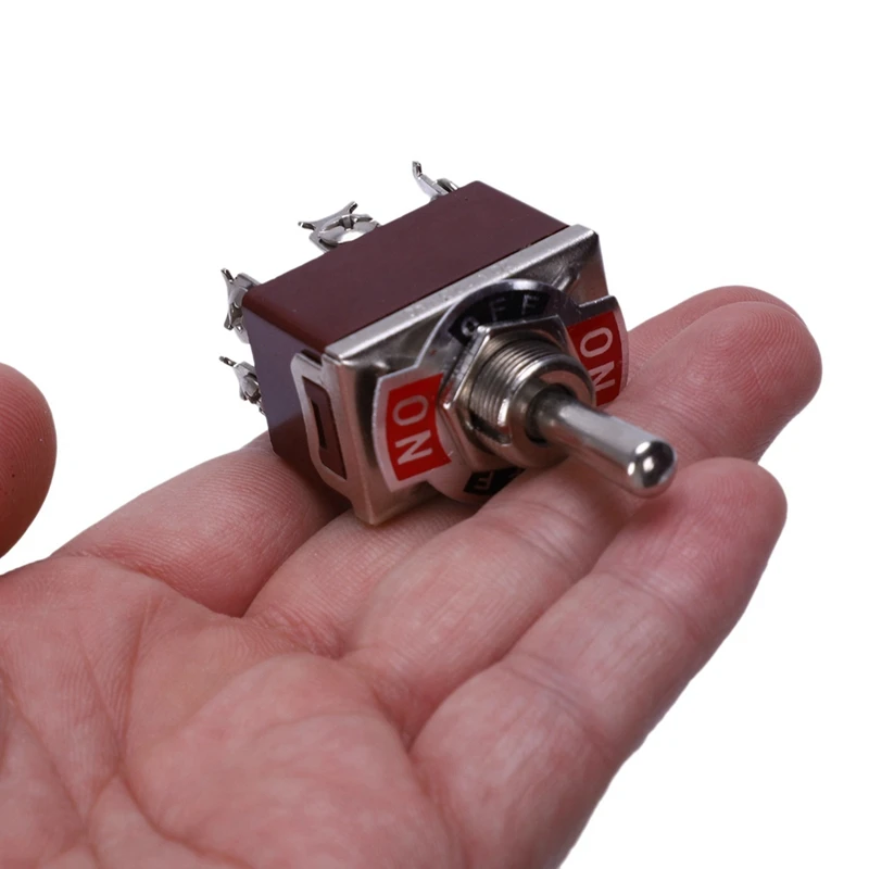 Promotion! 4X AC 250V/15A 125V/20A ON/OFF/ON 3 Position DPDT Momentary Toggle Switch