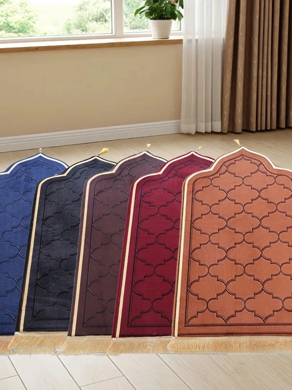 

Thiened Ethnic Sle Flannel Carpet for Home Use in Living Room And Bedroom Arab Middle East Mat Prang Rug Non-Slip Floor...