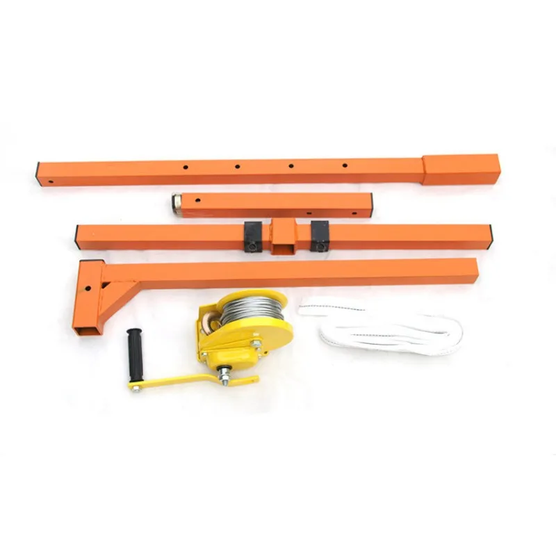 30M 150KG Labor Saving Small Crane for Lifting air Conditioner Outdoor Unit