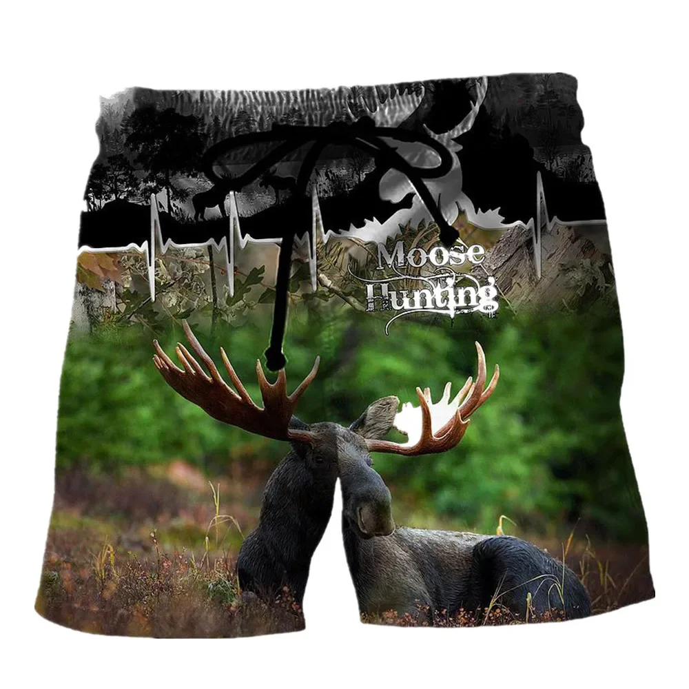 New fashion and beautiful animal 3D printed shorts Harajuku casual sports beach shorts unisex casual sports shorts