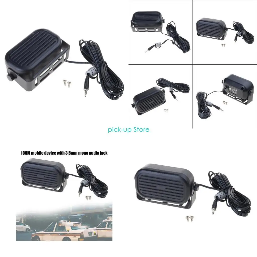 

Внешний динамик Q5WA SP35L, двусторонняя радиосвязь, разъем 3,5 мм, громкоговоритель для IC-2820H IC-F7000 IC-F8100 IC-F9510