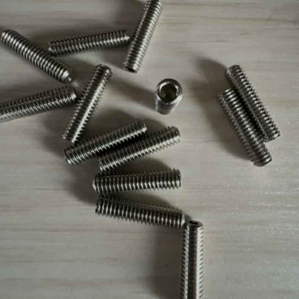 304 Stainless Steel Hex Socket Cup Point Set Screw M1.6 M2 M2.5 M3 M4 M5 M6 M8 M10 M12 Metric Headless Allen Grub Screws DIN916